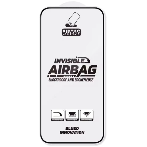Защитное стекло для iPhone Blueo Tempered Glass Invisible Airbag Anti-broken Black for iPhone 16 Pro Max: Тип защиты экрана на экран
