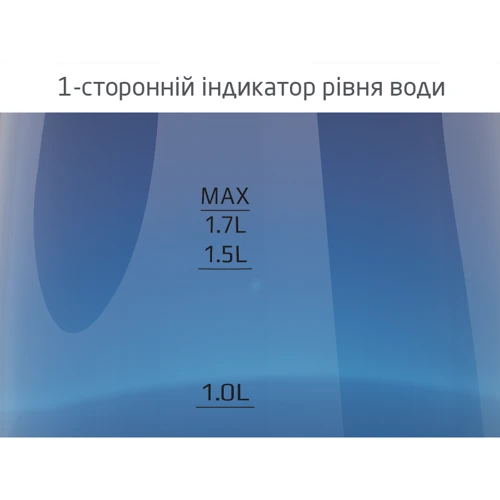 Электрочайник Liberton LEK-1758 Black: Объем, л 1.7 л