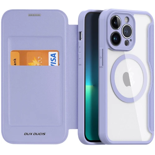 Чохол для iPhone Dux Ducis Skin X Pro з MagSafe Purple для iPhone 16 Pro: Колір фиолетовый