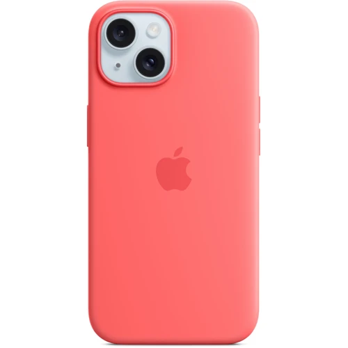 Чохол для iPhone Apple iPhone 15 Silicone Case з MagSafe - Guava (MT0V3ZM/A)