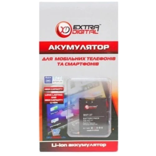 Аккумулятор Аккумулятор ExtraDigital for Sony Ericsson BST-37 (1000 mAh) - BMS6351: Совместимость с брендом Sony Ericsson