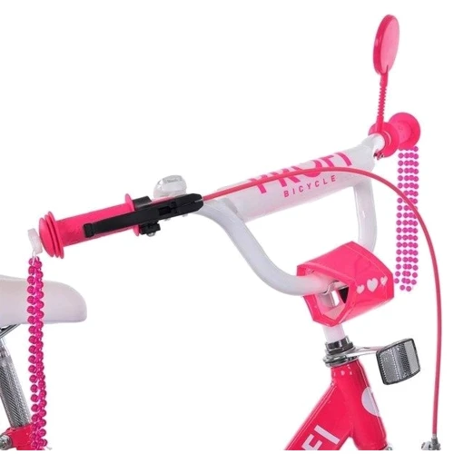 Детский велосипед Profi Trike Princess 14" малиновый (MB 14042): Рекомендуемый возраст от 3 лет