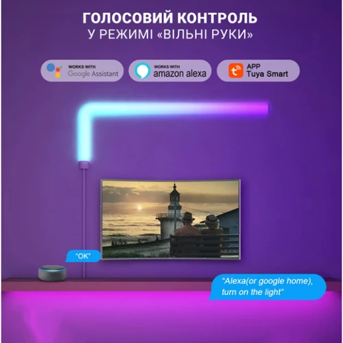 Умные настенные LED панели Inspire SLX06-8 180LED (SLX06-8-1): Тип источника освещения Светодиодная лампа LED