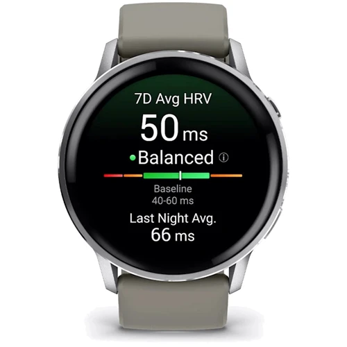 Смарт-часы Garmin Venu 4 45mm Silver with Silver Grey Silicone Band (010-03014-01)