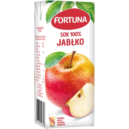 Сок Fortuna яблочный 200мл