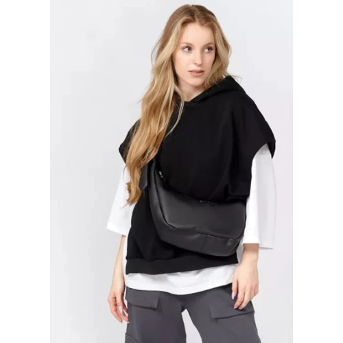 Женская сумка хобо Sambag HOBO S черная (53100001) фото 9