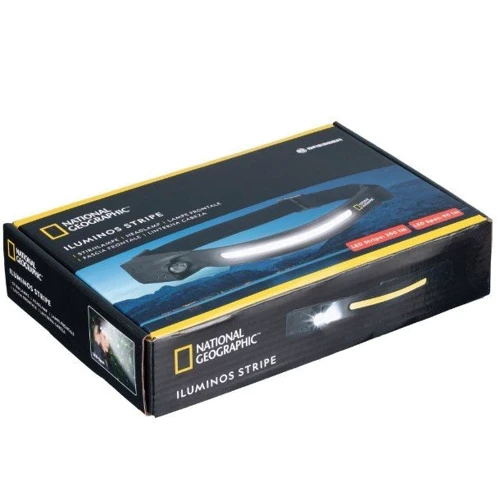 Фонарь туристический National Geographic Iluminos Stripe 300 lm + 90 Lm USB Rechargeable (9082600): Светодиоды LED