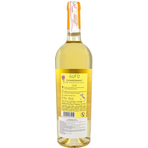 Вино Gufo Chardonnay белое сухое 0.75 л (FSH_8002001081059): Страна производитель Италия