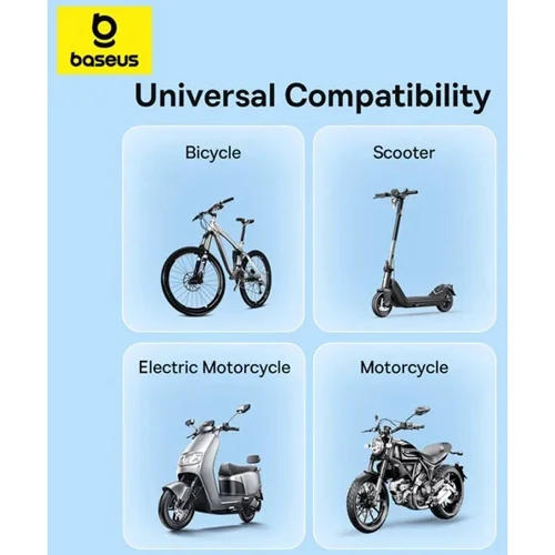 Держатель Baseus Bike Mount Holder PrimeTrip Stick-on Black (C40569001121-00) for Apple iPhone 16 I 15 I 14 I 13 I 12 series фото 11