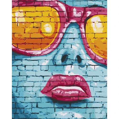 Картина по номерам Art Craft Street art girl 40х50 см (10248-AC)