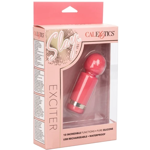 CalExotics Slay Exciter мини вибромассажер, 9.5x3.25 см