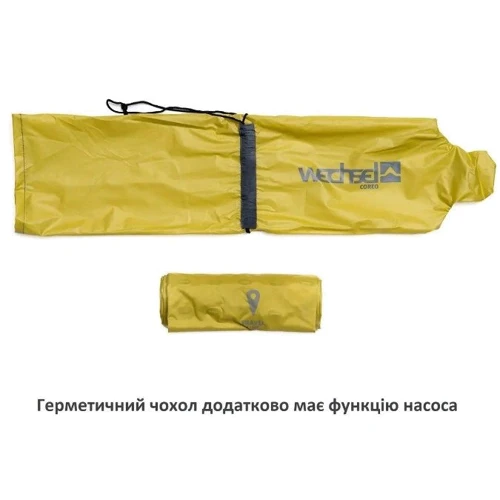 Коврик надувной Wechsel Coreo Double-Tube TL Lemon/Grey (233122)