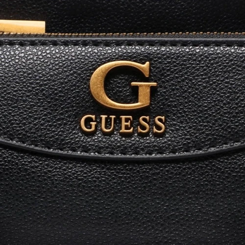Женская сумка кросс боди GUESS NELL DOUBLE POUCH CROSSBODY черная (HWVB8678700-BLA): Материал Искусственная кожа