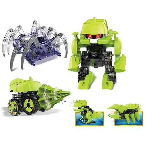 Робот-конструктор Stem Solar Spider and Robot 4в1 (1021): Живлення Солнечная энергия
