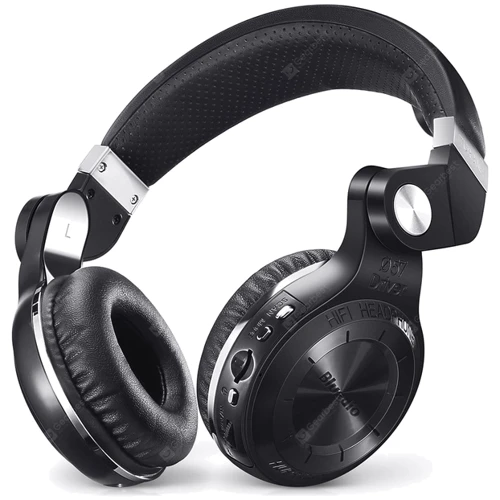 Наушники Bluedio T2 Plus Black: Тип конструкции полноразмерные