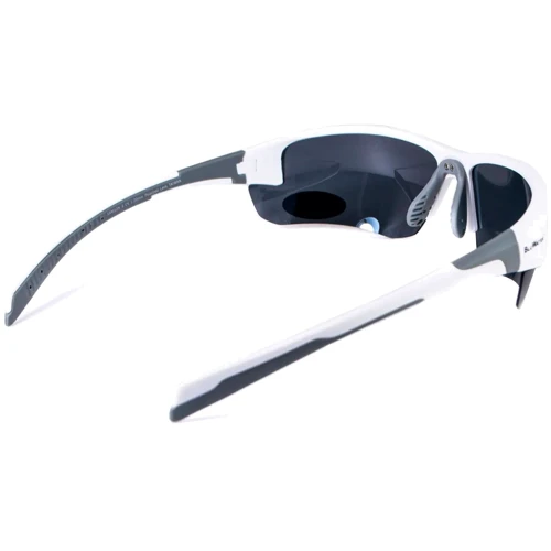 Спортивные очки Очки BluWater Samson-3 White Polarized (gray), серые в белой оправе (BW-SAM3W-GR2): Назначение Велосипедные, Для туризма и активного отдыха
