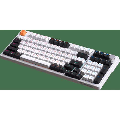 Клавиатура GamePro MK170W (Red) с Hot-Swap RGB White: Интерфейс подключения USB