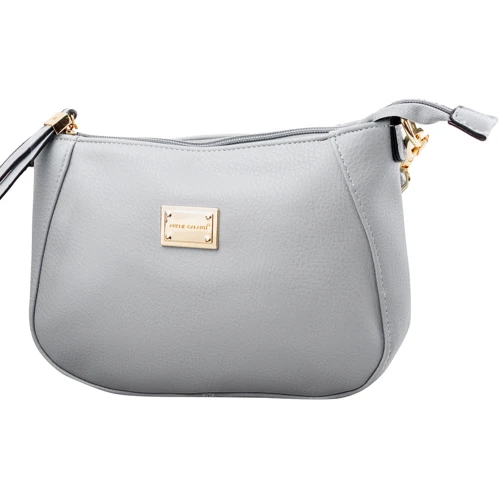 Жіноча сумка через плече Amelie Galanti сіра (A976116-grey): Стиль Повсякденний (Casual)