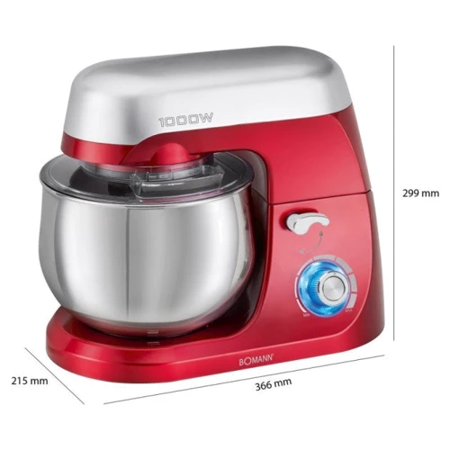 Миксер Bomann KM 6009 CB (3709) Red: Тип стационарный