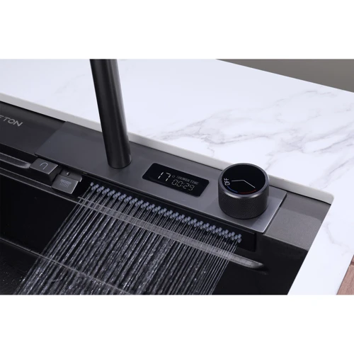 Кухонная мойка Lefton Waterfall Workstation Kitchen Sink Set With Digital Temperature Display-KS2204: Тип монтажа Врезная