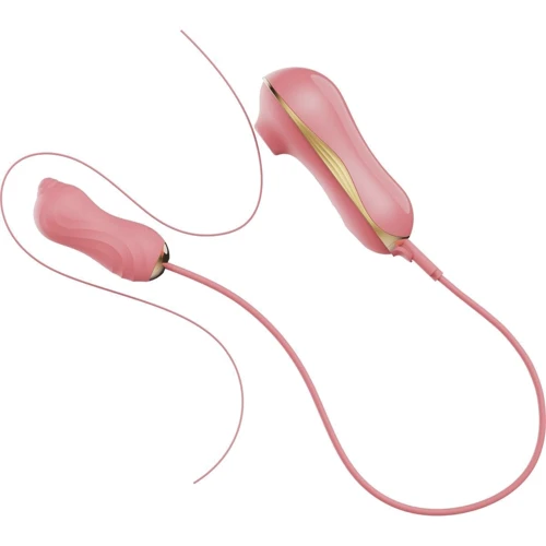 Набор 3в1 Zalo - UNICORN Set Pink Виброяйцо + пульсатор + вакуумный стимулятор
