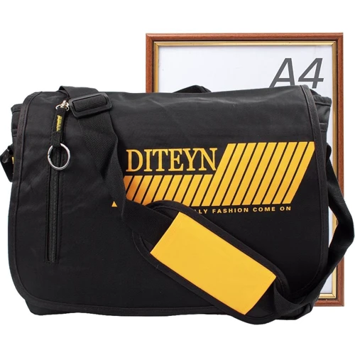 Сумка почтальонка Valiria Fashion чорна (4DETBU9585-2): Стать унісекс