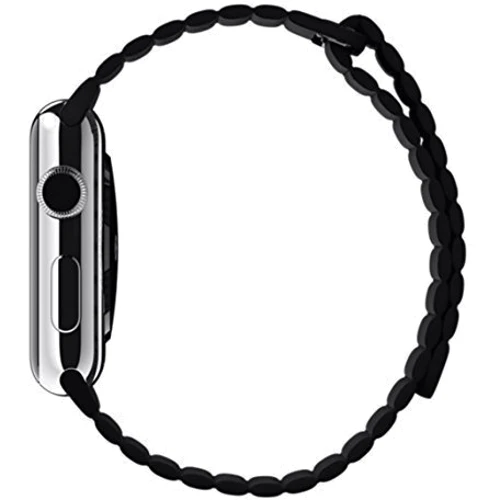 Аксессуар для Watch Fashion Leather Loop Band Black for Apple Watch 38/40/41mm: Тип аксессуара ремешок