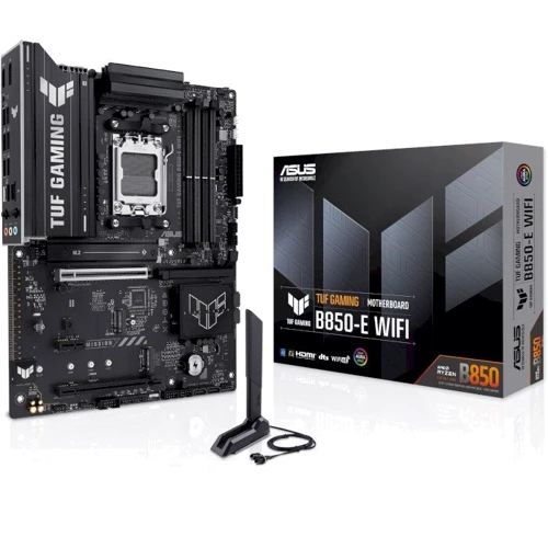 ASUS TUF GAMING B850-E WIFI: Оперативная память 4xDDR5 8000+ МГц, до 256 ГБ