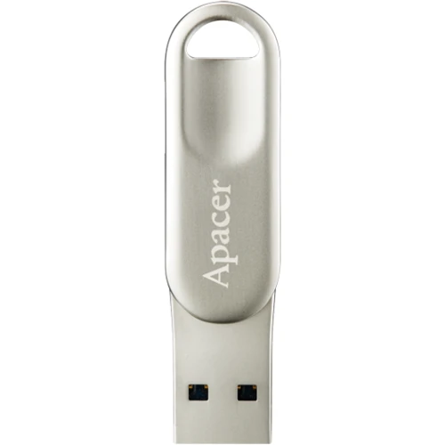 USB-флешка Apacer AH790 64GB USB 3.1/Lightning Silver (AP64GAH790S-1): Обсяг пам'яті 64 GB