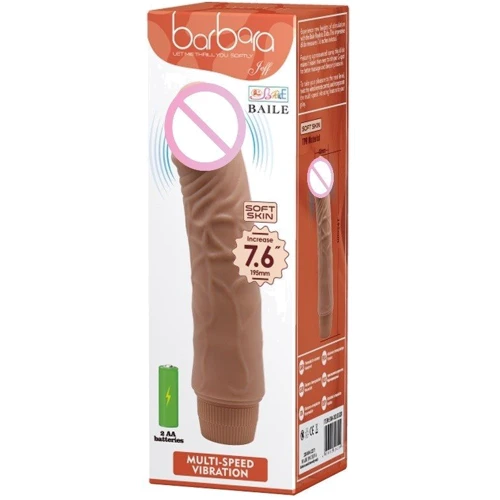Вибратор Barbara Jeff Vibrator Flesh
