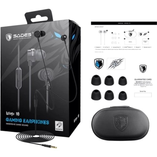 Наушники Sades SA-610 Wings 10 Black/Blue (sa610blj) фото 6