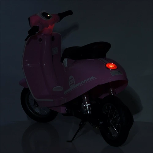 Детский электромотоцикл Bambi розовый (M 6017AL-8)