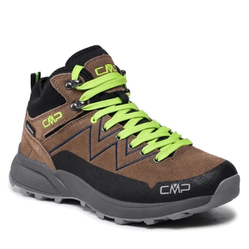 Ботинки CMP Kaleepso Mid Hiking Shoe Wp (31Q4917-P773) 43 (44) коричневые натуральная замша зима фото 7