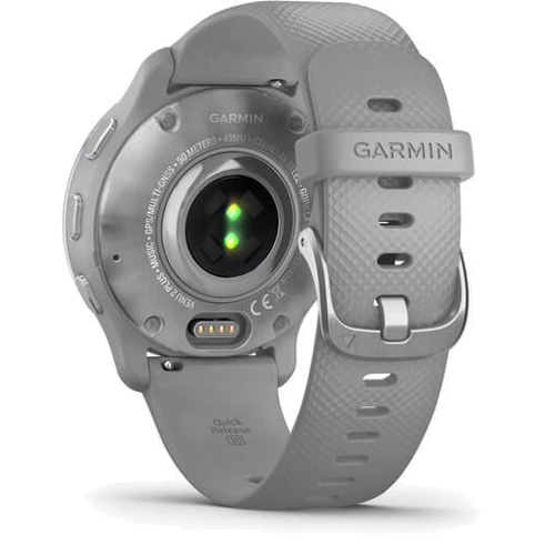 Смарт-часы Garmin Venu 2 Plus Silver Stainless Steel Bezel with Powder Gray Case and Silicone Band (010-02496-10): Сенсорный экран есть
