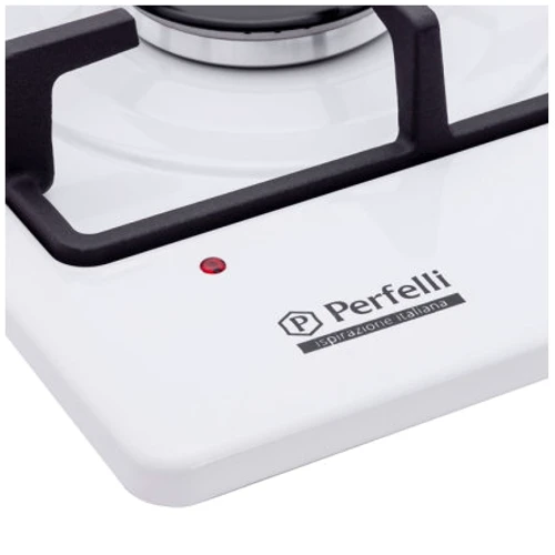 Варочная поверхность газовая Perfelli HKM 63490 WH: Расположение панели Фронтальное