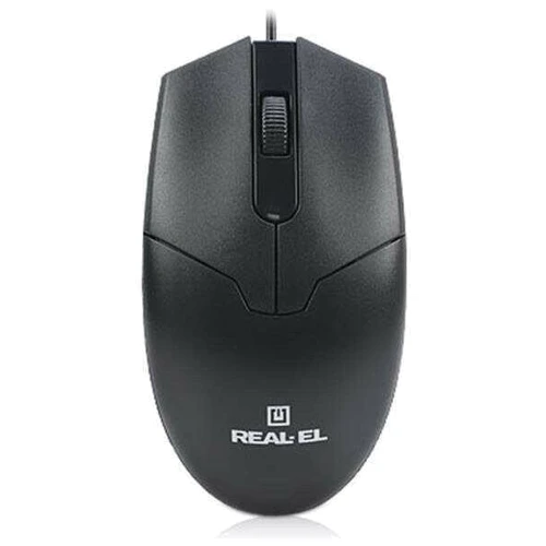 Мышь REAL-EL RM-208 Black (EL123200030)