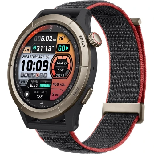 Смарт-часы Amazfit Cheetah Pro Run Track Black (Titanium Alloy Bezel)