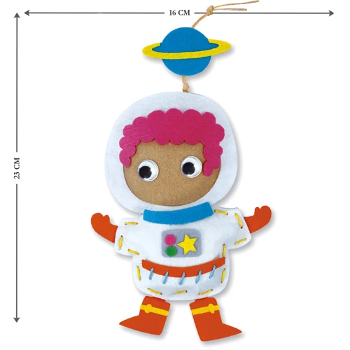 Набор для творчества Avenir шитье брелока Астронавт 3 уровень (6004189)