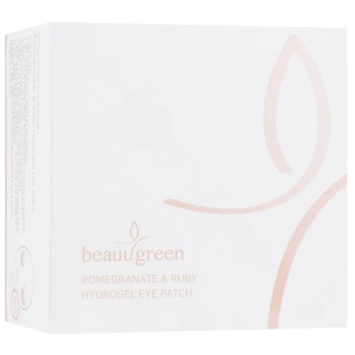BeauuGreen Pomegranate & Ruby Eye Patch (Medium Type) Гідрогелеві патчі з екстрактом гранату та рубіновою пудрою 60 pcs.
