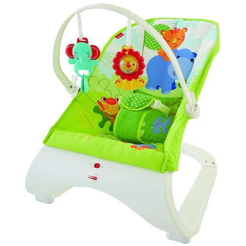 Детское кресло-качалка Fisher-Price Тропичные друзья (CJJ79) фото 3
