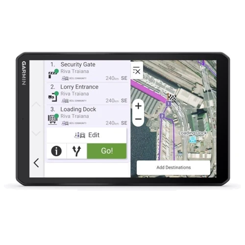 Garmin Dezl LGV1020 (010-02926-15): Попередньо встановлені карти Европа