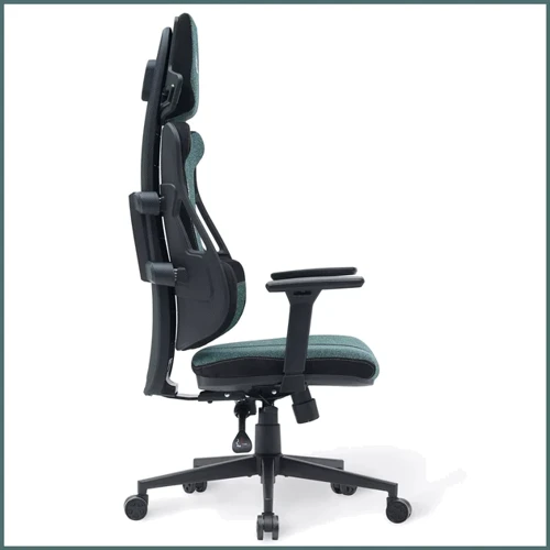 Геймерское кресло Cyberlux V8 Fabric Green (арт. GM- V8 FZ) фото 5