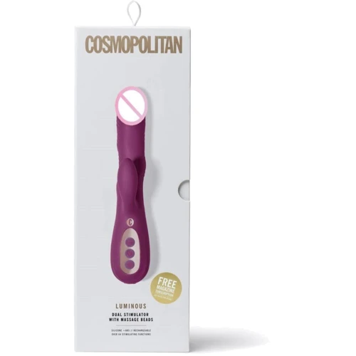 Силиконовый вибратор кролик Cosmopolitan Luminous Rabbit Vibrator