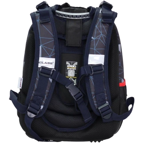 Рюкзак-черепашка Mini CLASS 2109C Crash Car, 2 отд., 35x27x16см: Корпус рюкзака Каркасный