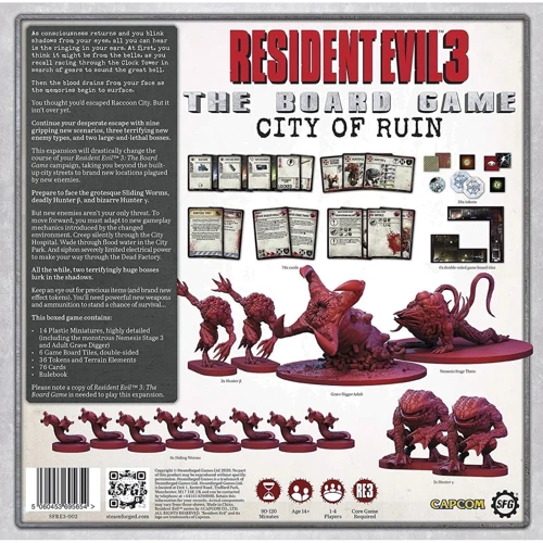 Настольная игра Steamforged Games Ltd Resident Evil 3: City of Ruin фото 5