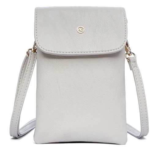 Женская сумка-кошелек Amelie Galanti серая (A991758-cream): Страна производитель Китай