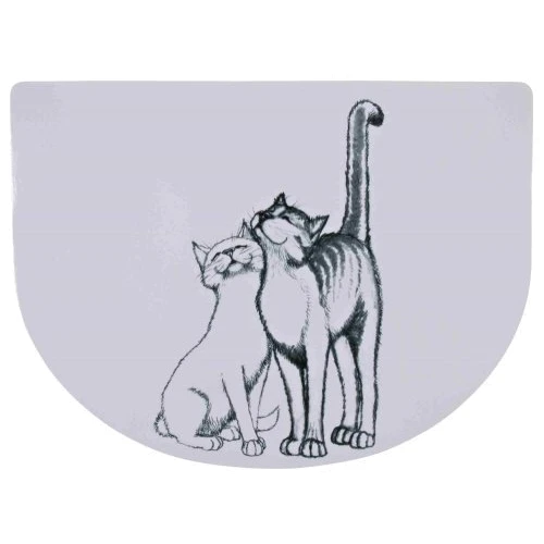 Коврик Trixie Pussy Cat под миски для котов 40х30 см (4011905245409)