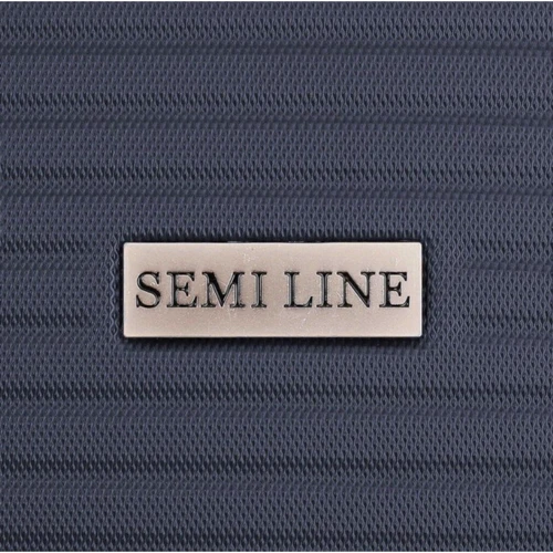 Валіза Semi Line 20" (S) Navy синій (T5642-1): Матеріал пластик