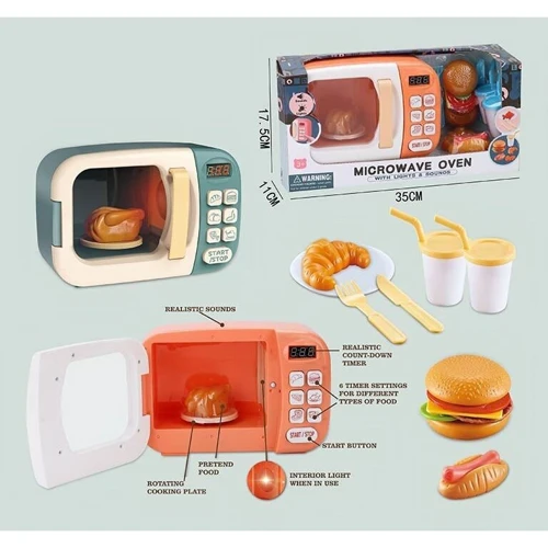 Мікрохвильова піч Shantou Jinxing на батарейках зі світловими та звуковими ефектами (2023-2): Виробник Shantou Jinxing