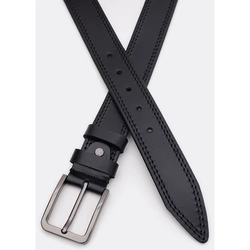 Мужской ремень Borsa Leather черный (115v1fx69-black): Пол Мужской
